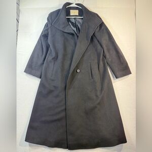 Fleurette Loro Piana Wool Longline City Trench Coat